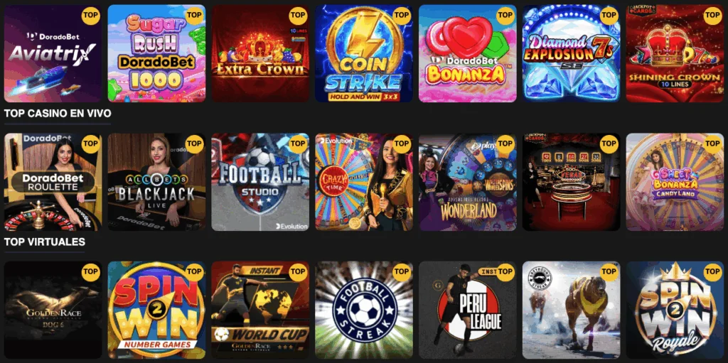 doradobet juegos